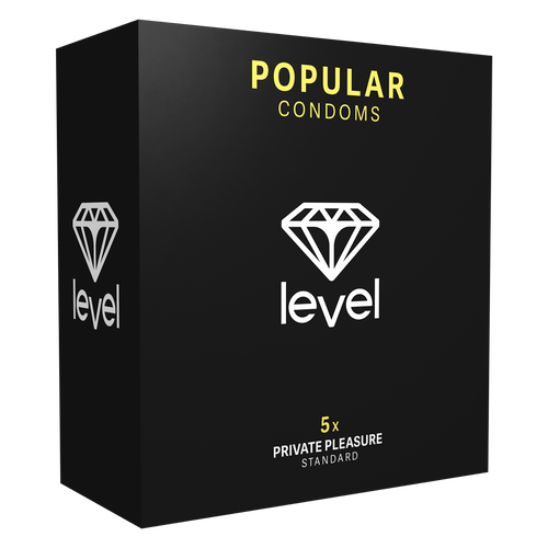 Level Popular Condoms 5 Pack