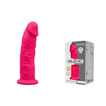 SILEXD 7.5 inch Realistic mouldable Silicone Dual Density Dildo with Suction Cup Pink