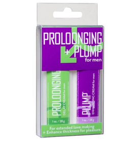 Doc Johnson Prolong and Plump Enhancement Cream Pack