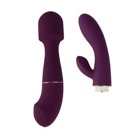 DUA Interchangeable Vibrator with 2 attachments by Loving Joy