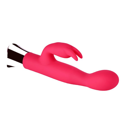 Slim Silicone Rabbit Vibrator - Pink - 10 function , by loving joy